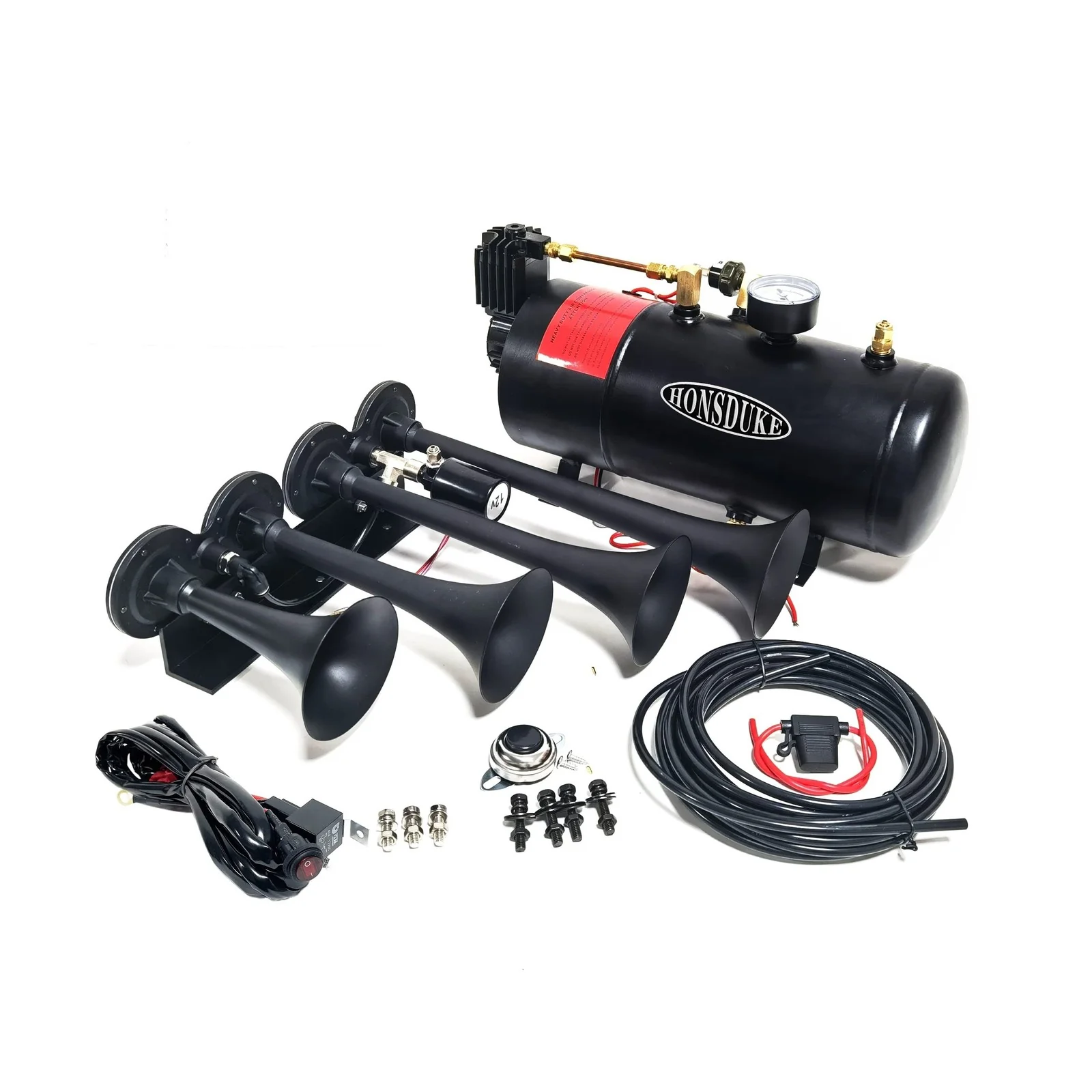 3 Liter Train Horn Kit for Trucks, Cars, and Semis – Complete 150 PSI Onboard Air System - Image 6