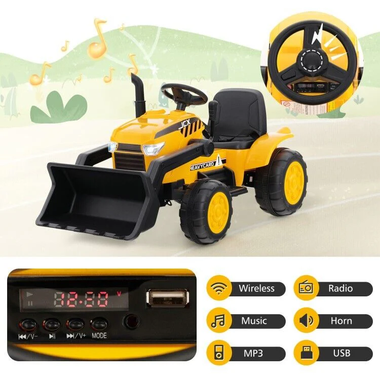 3-Speed 12V Electric Ride-On Excavator Truck with Music, Lights, and Remote Control - Image 9