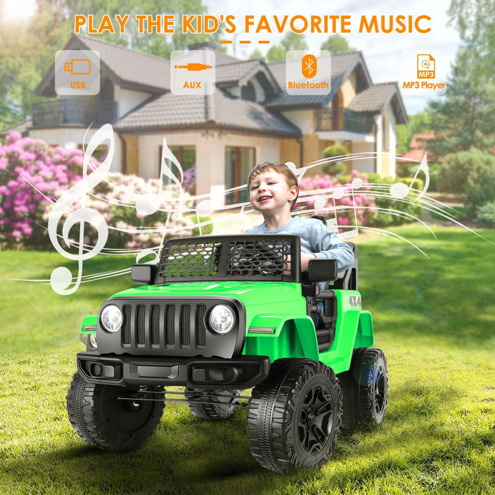 3-Speed Electric Ride-On Car for Kids with Remote Control - Motorized Toy for Endless Fun! - Image 45