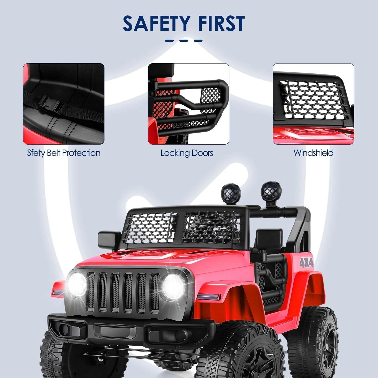 3-Speed Electric Ride-On Car for Kids with Remote Control - Motorized Toy for Endless Fun! - Image 9