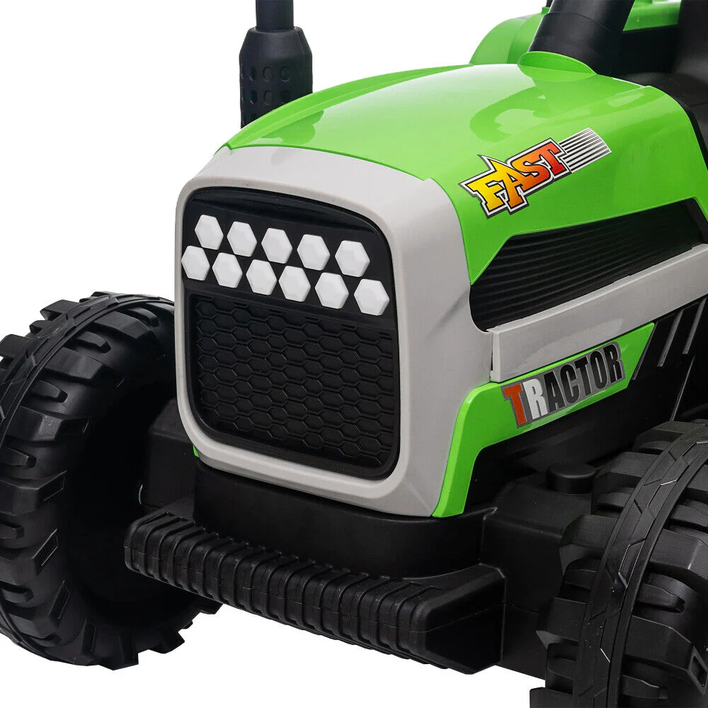 3-Speed Electric Ride-On Tractor for Kids with Trailer and Remote Control - 12V - Image 7