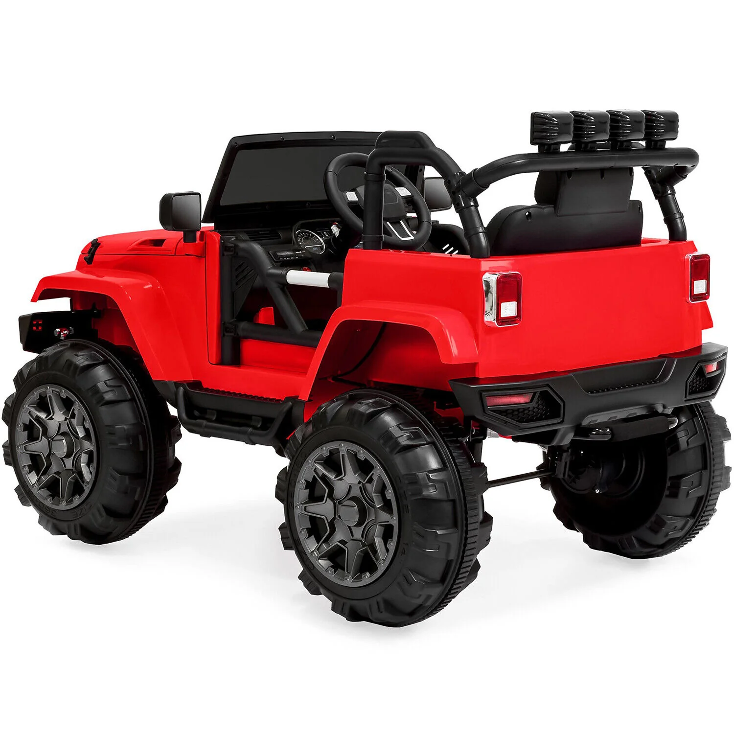 3-Speed Ride-On Truck Toy with Remote Control and LED Lights for Kids, 12V Durable Design - Image 3