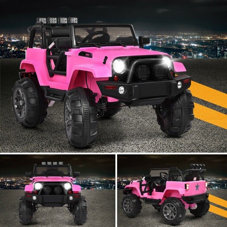 3-Speed Ride-On Truck with MP3 Player, Remote Control, and LED Lights for Safe and Fun Playtime - Image 5