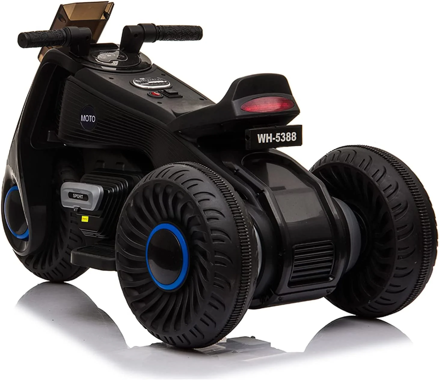3-Wheel Double Drive Electric Bike for Kids - 6V Ride-On Motorcycle - Image 10