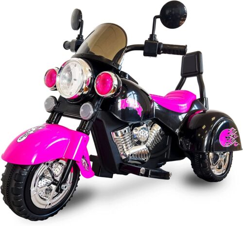 3-Wheel Electric Motorcycle for Kids with LED Headlights and Rechargeable Battery - Image 2