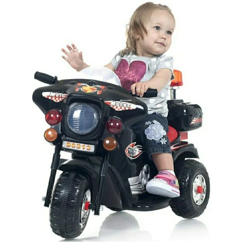 3-Wheel Electric Police Toy Motorcycle for Boys and Girls - Image 3
