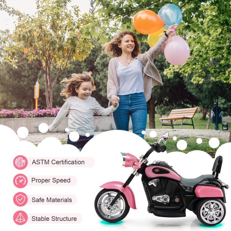 3-Wheel Kids Motorcycle Toy with Lights and Music - Perfect for Training Toddlers - Image 7