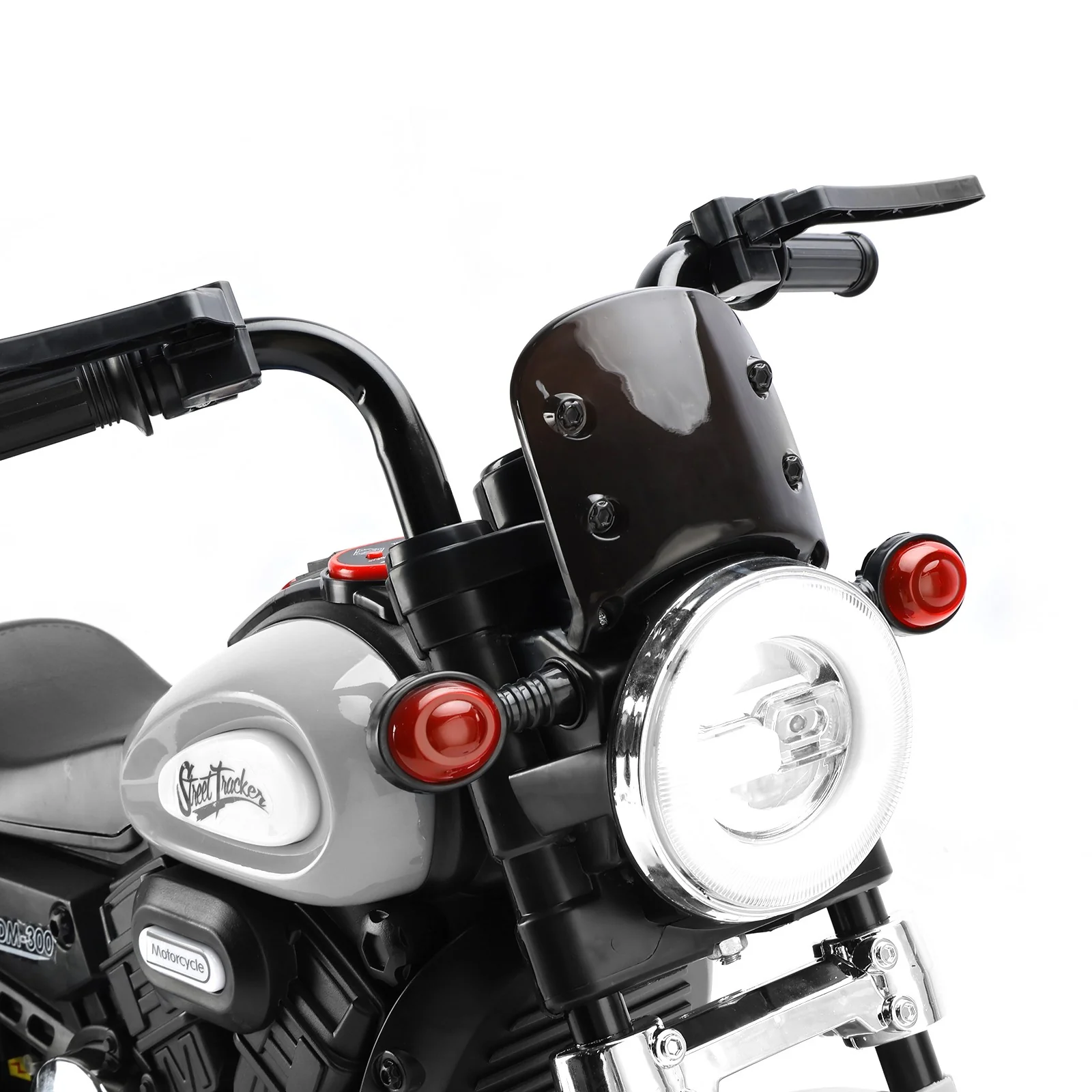 Gray 6V Electric Dual Drive 3-Wheel Ride-On Motorcycle for Kids🏍️ - Image 4