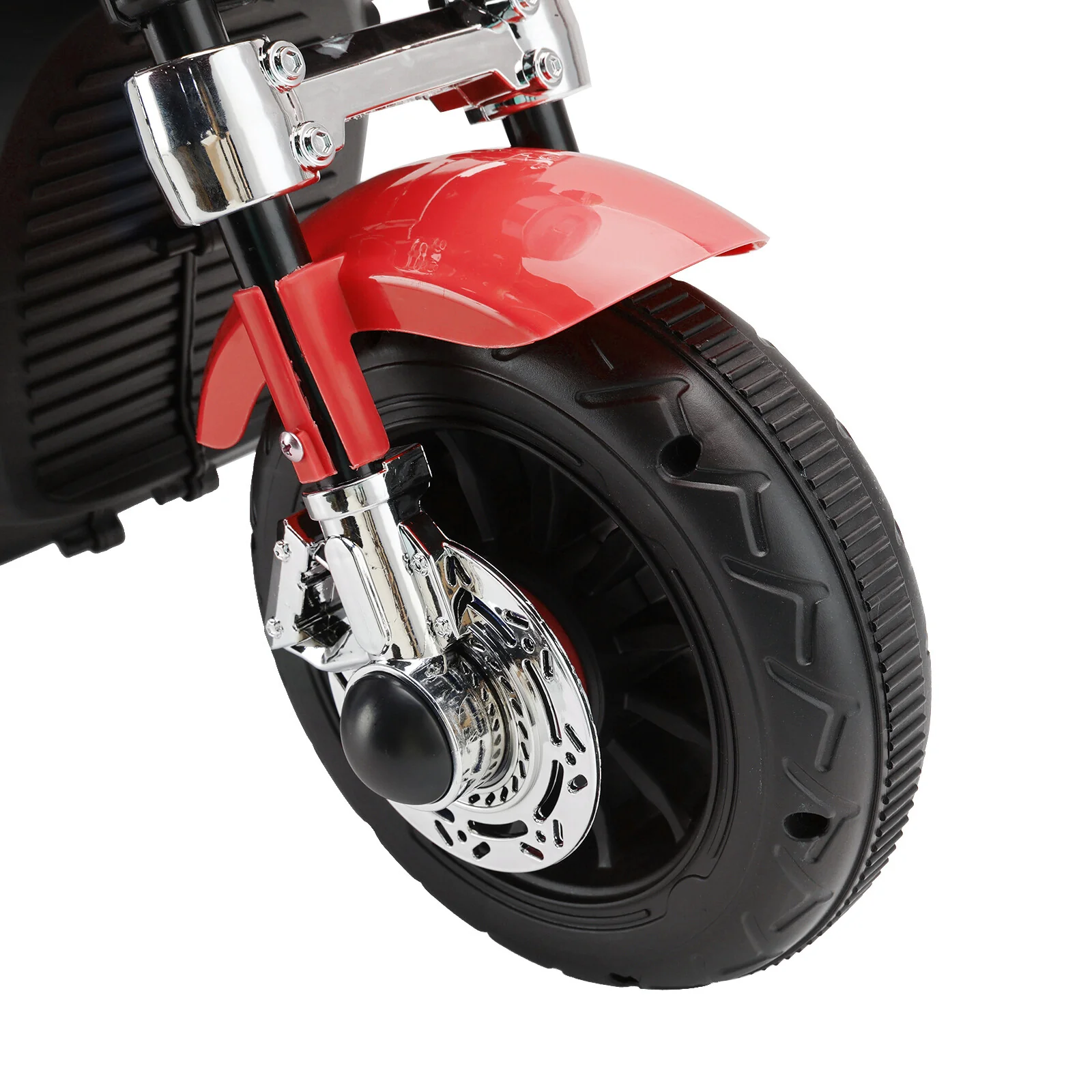 Electric 6V Red Three-Wheel Ride-On Motorcycle for Kids - Image 6