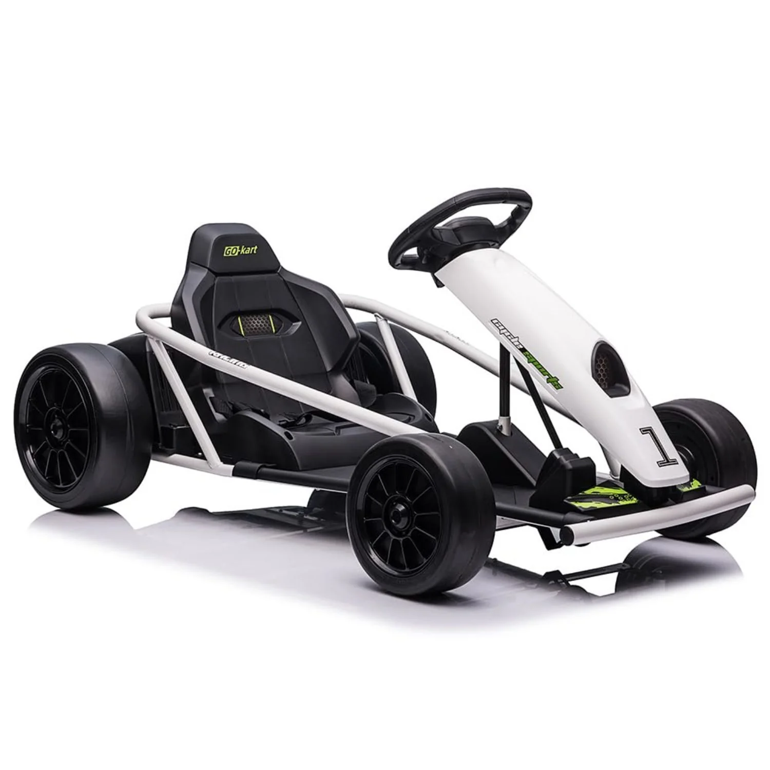 300W*2 Powerful Motors Go Kart for Kids 8-12 Years with Music and 175LBS Load Capacity - Image 2