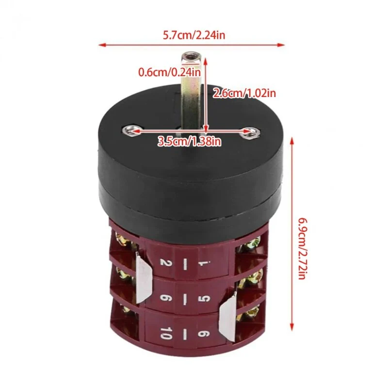 32A Car Tire Machine with Reversing Switches and Overload Protection for Garage Use - Image 8