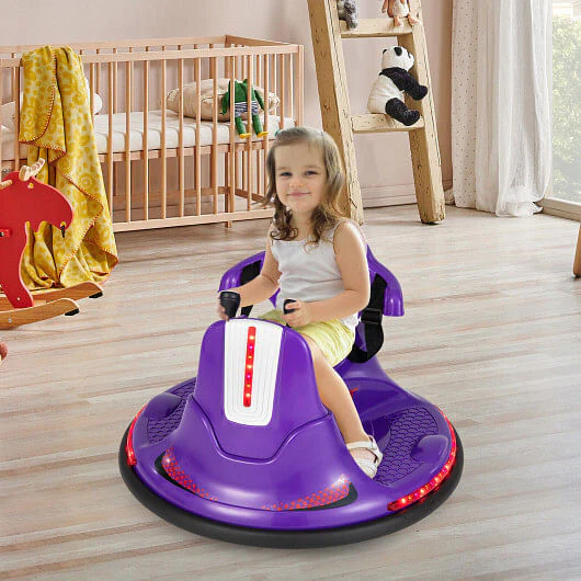360?° Spin Electric Ride On Car for Kids and Toddlers - Fun Bumper Car Experience! - Image 2