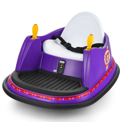 360 Degree Spin Race Bumper Car for Kids with Remote Control - 12V Vehicle Ride-On Toy - Image 2