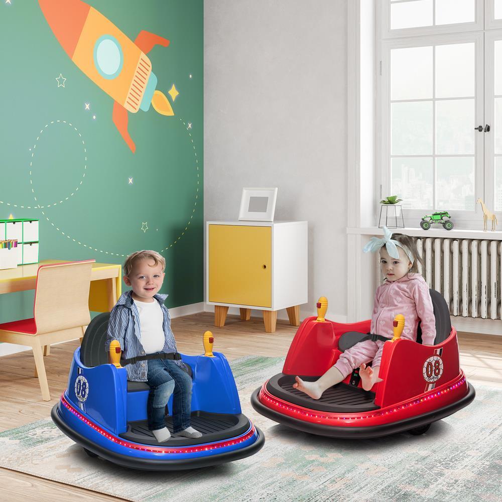 360° Remote Control Bumper Car for Kids - Red - Image 8