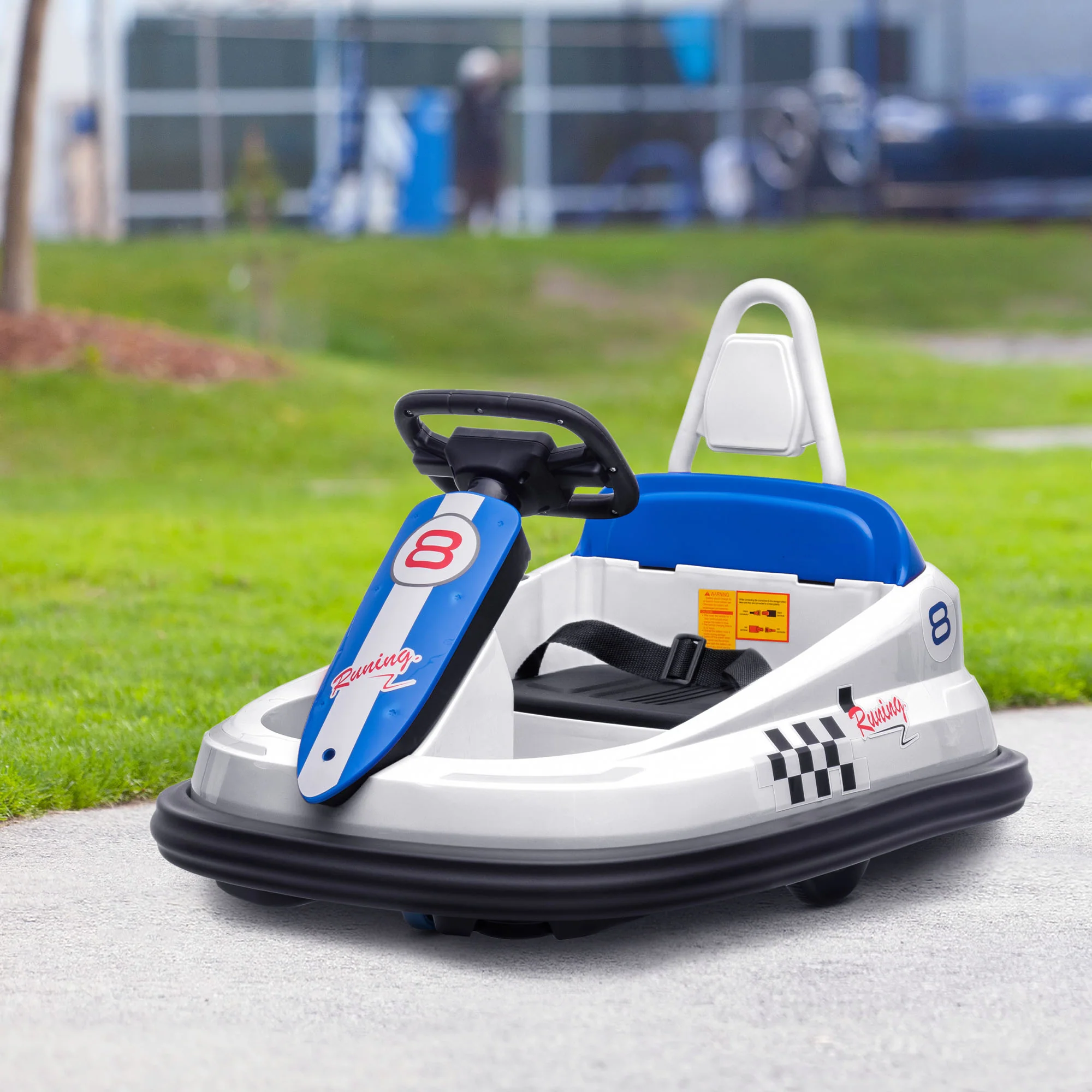 360° Rotating Electric Bumper Car for Kids - Fun Ride On Toy with 6V Battery - Image 10