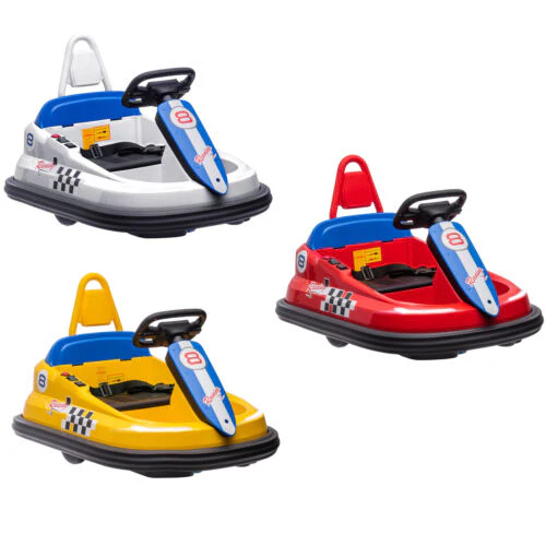 360° Rotating Electric Bumper Car for Kids - Fun Ride On Toy with 6V Battery - Image 2