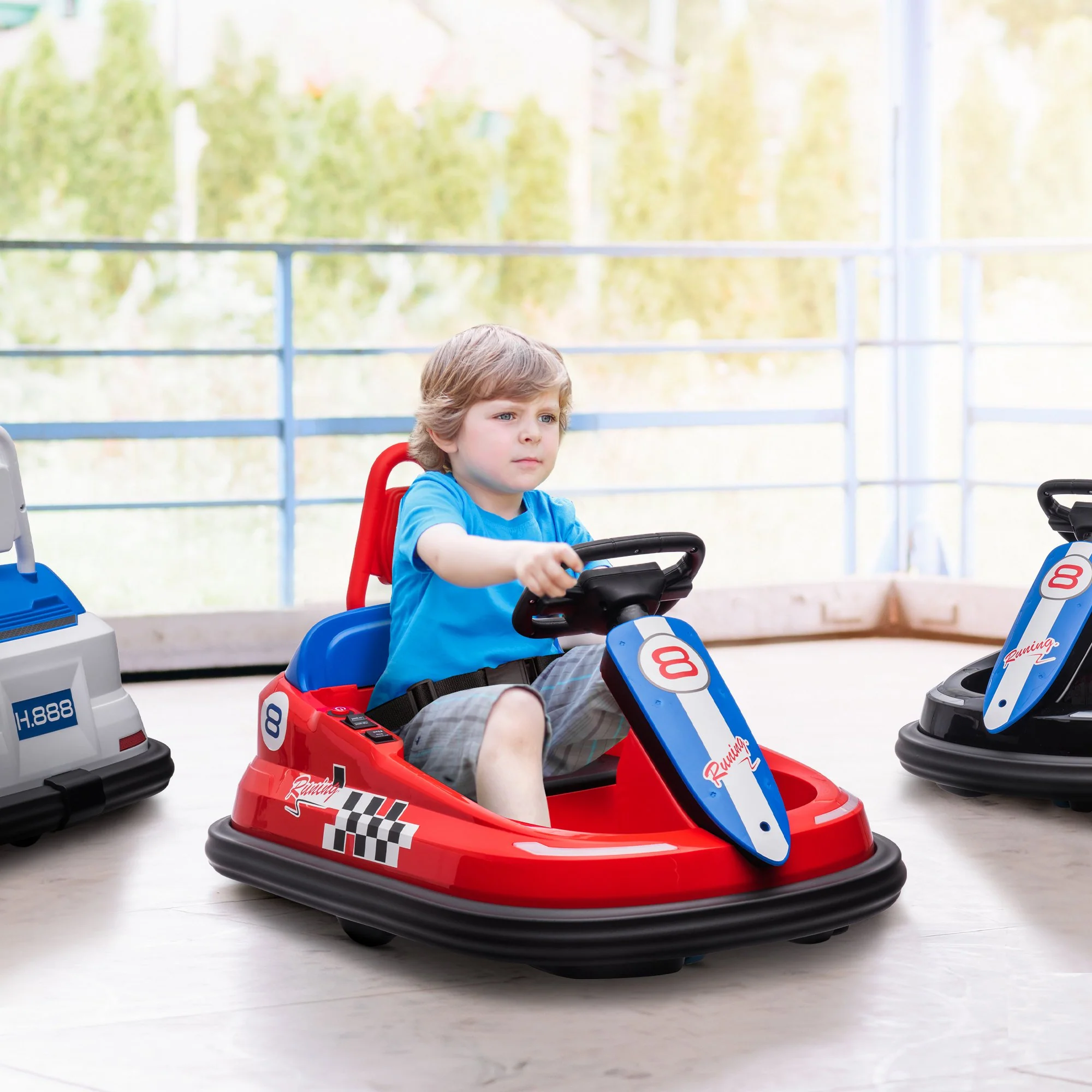 360° Rotating Electric Bumper Car for Kids - Fun Ride On Toy with 6V Battery - Image 24