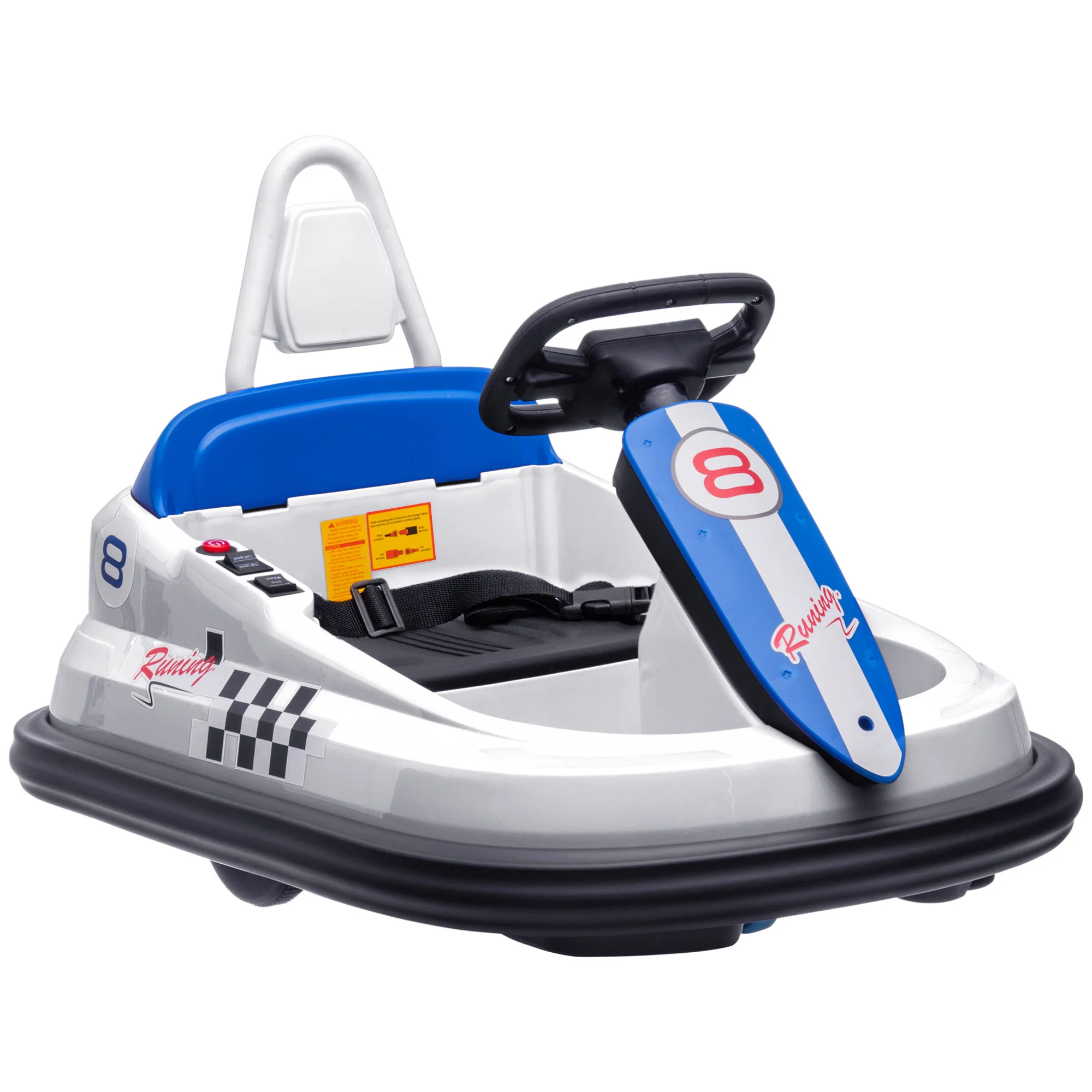 360° Rotating Electric Bumper Car for Kids - Fun Ride On Toy with 6V Battery - Image 4