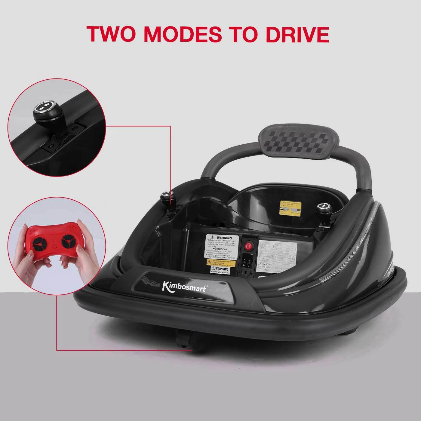 360° Spin Ride On Bumper Car for Kids - Rechargeable Electric Toy Vehicle (12V) - Image 12