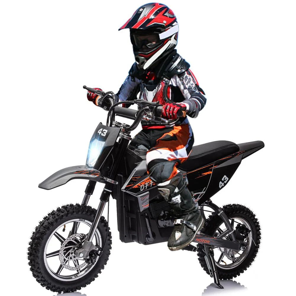 36V Electric Dirt Bike Ride-On Motorcycle with High-Power Motor for Kids 14+ Years - Image 17