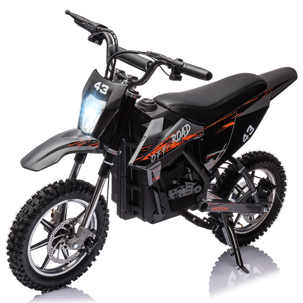 36V Electric Ride-On Dirt Bike with Front and Rear Brakes for Teens - Image 3