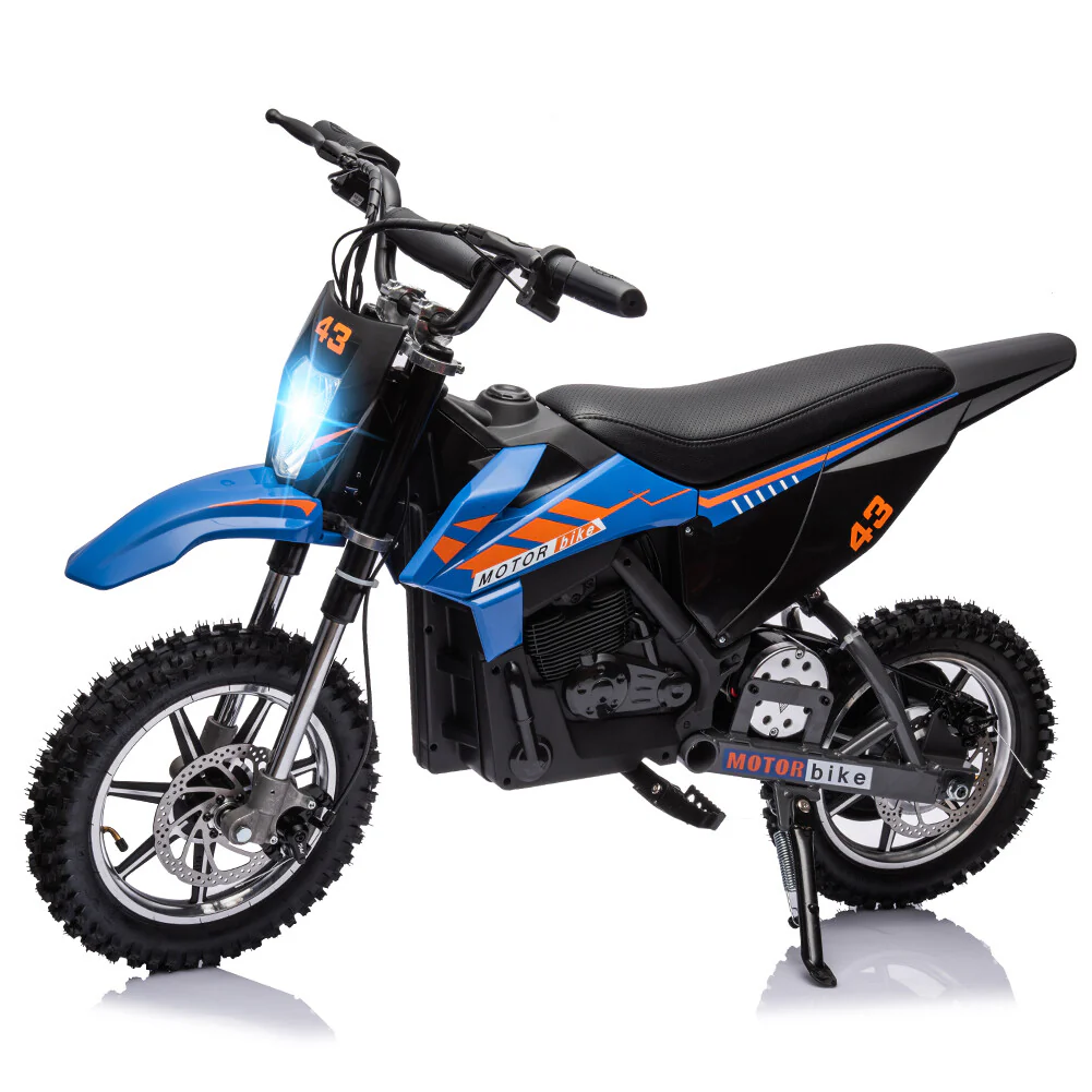 36V High Power Kids Electric Dirt Bike Motorcycle with LED Light Ride-On - Image 9