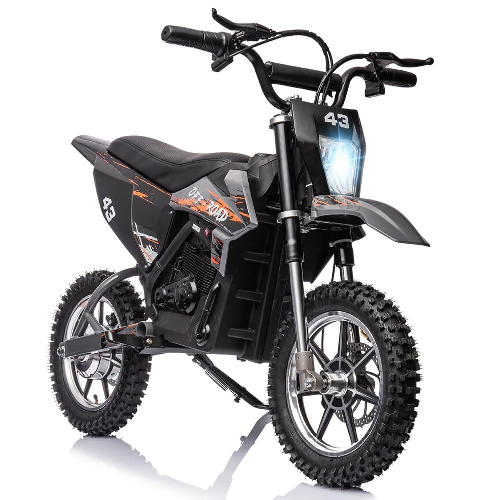 36V Electric Kids Ride-On Dirt Bike with 15.5 MPH Speed and LED Lights - Image 12