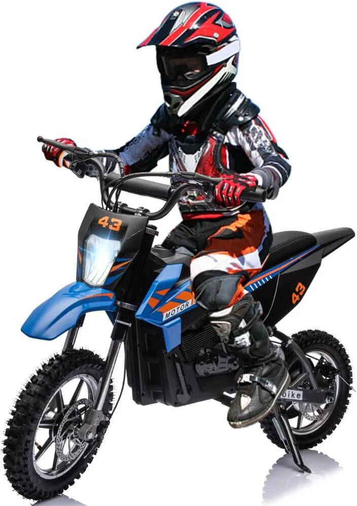 36V 500W Electric Off-Road Dirt Bike for Kids with Disc Brakes - Image 7