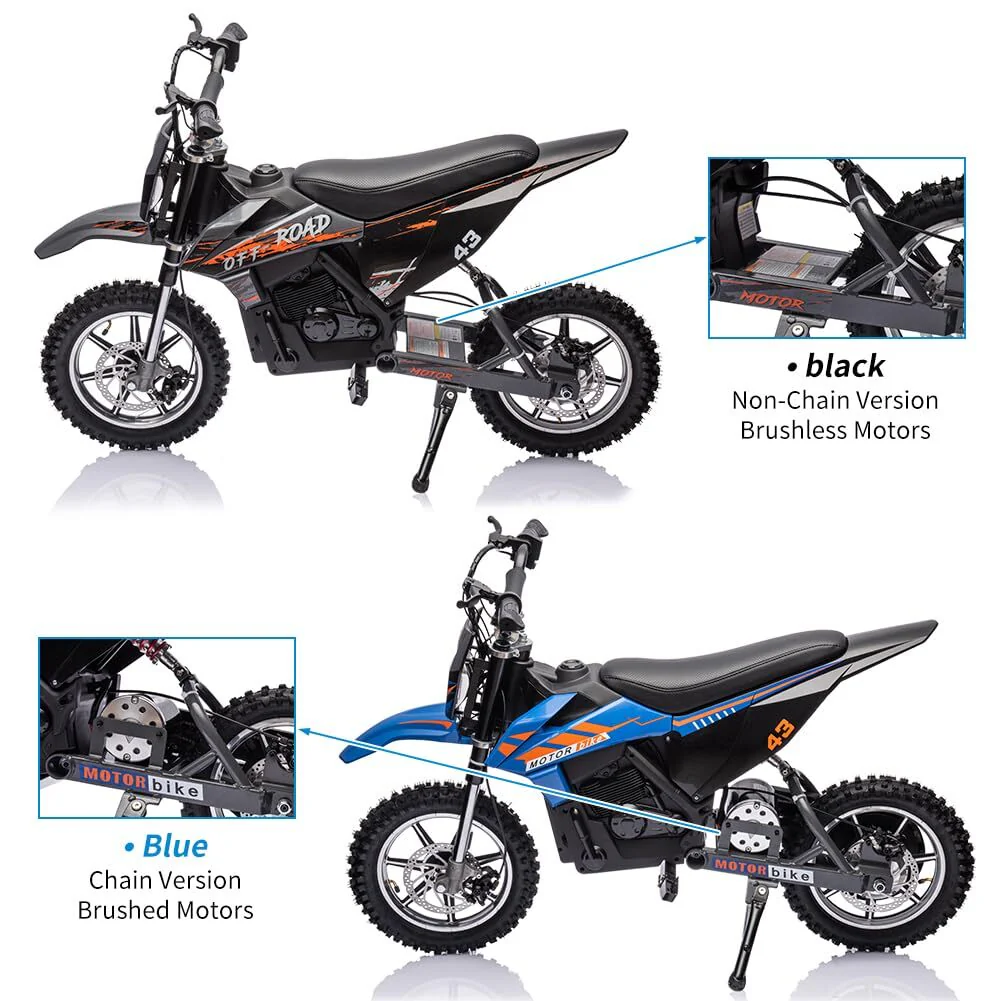 36V Electric Kids Off-Road Dirt Bike with 15.5 MPH Speed - Image 12