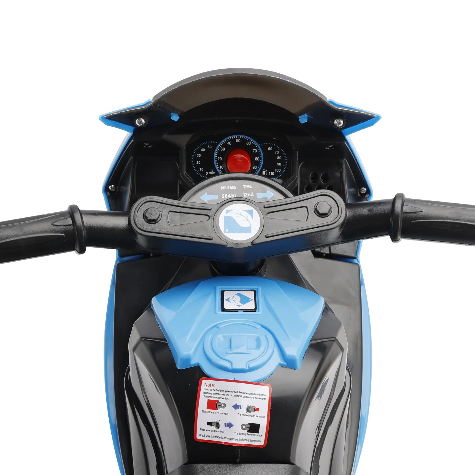 3-Wheel 6V Electric Ride-On Motorcycle for Kids with Remote Control and LED Lights Blue - Image 5