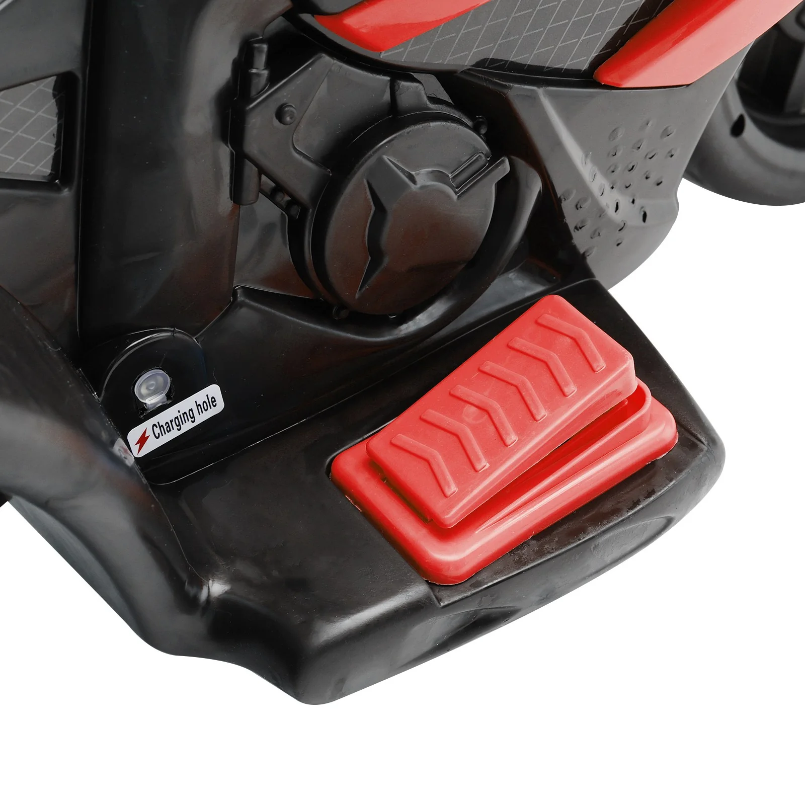 Red 3-Wheel 6V Electric Motorcycle Toy for Kids with Remote Control and LED Lights - Image 8