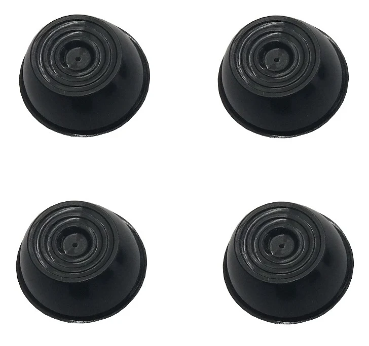 Power Wheels Black Push Cap Retainer .437 Genuine OEM Replacement Piece (4-Pack) - Image 2