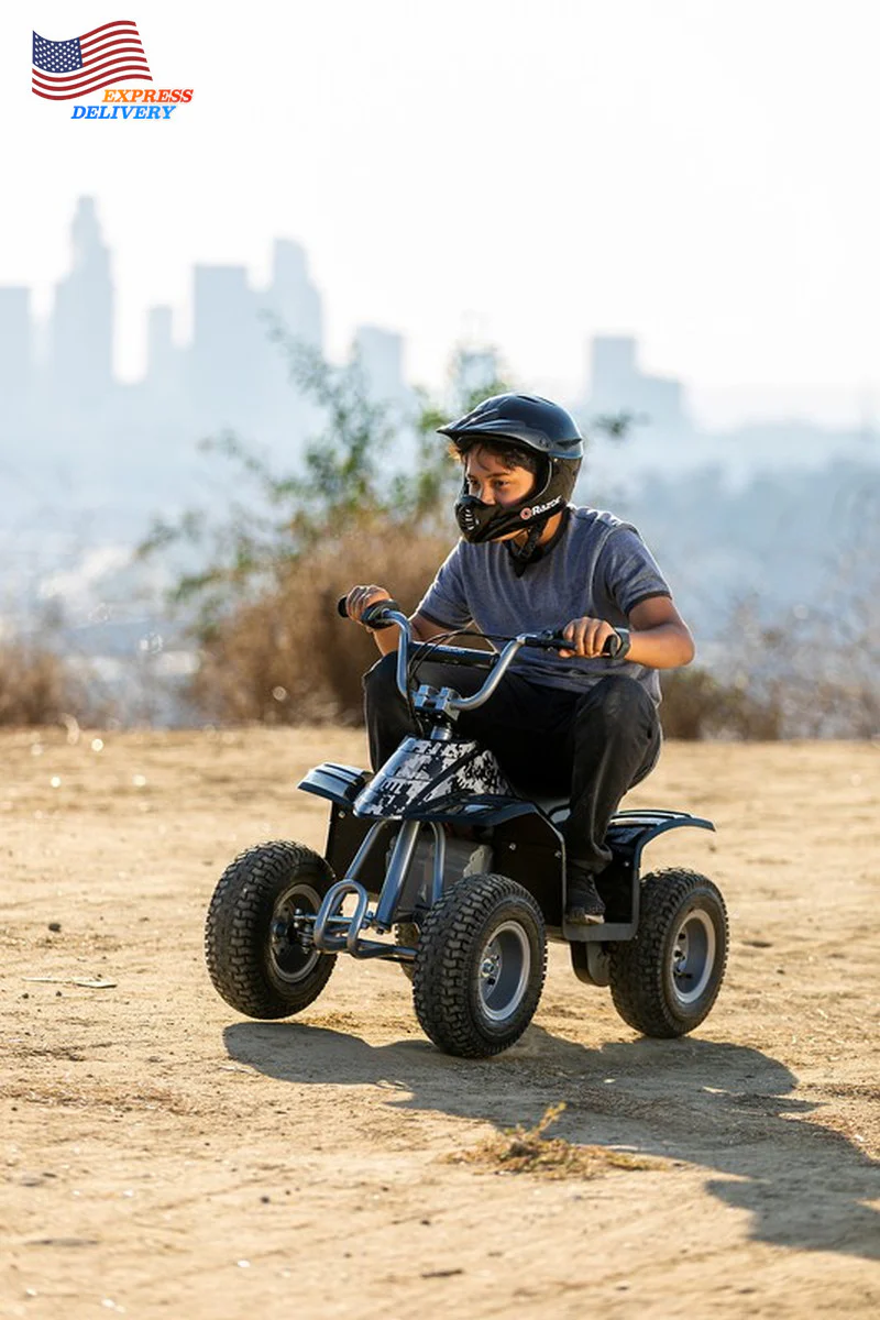 24V Electric Battery-Powered Ride-On 4-Wheeler Dirt Quad Bike Toy - Image 7