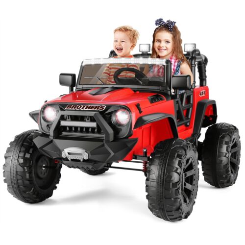 400W 2-Seater Electric Jeep for Kids with LED Lights and 24V Power - Image 2