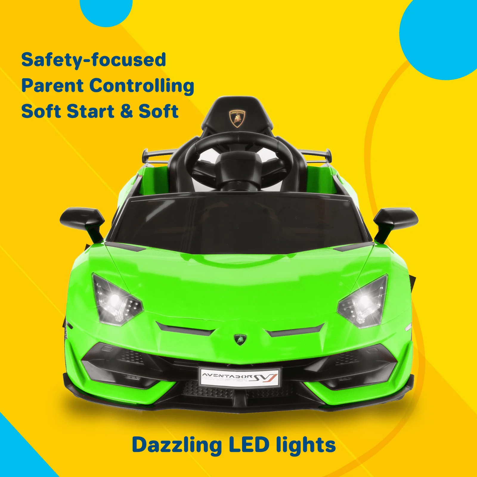 400W 2-Seater Electric Ride-On Truck with LED Lights and Music for Kids (24V) - Image 90