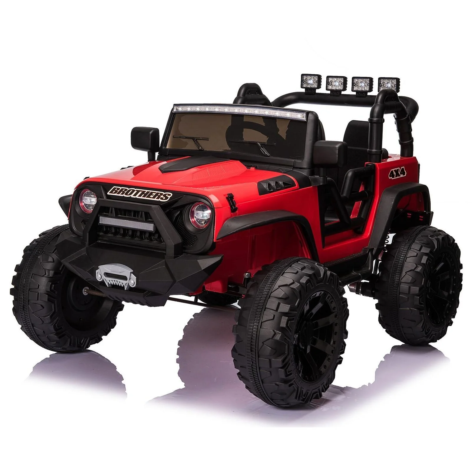 400W 24V Electric Ride On Truck for Kids with AUX Port, LED Lights, and Remote Control - Image 19