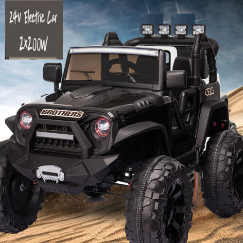400W Electric Ride-On Jeep with MP3 Player for Kids - 24V Battery Powered Truck - Image 2