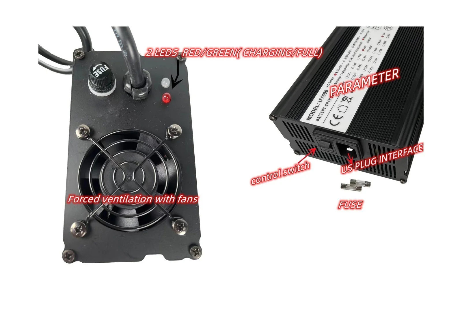48V 10A Golf Cart Charging Solution for Yamaha G29 2007 and Newer - Image 5