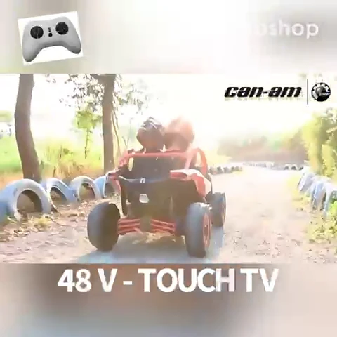 Authorized Can-am Maverick UTV TOUCH TV Ride On Remote Off-road Tire Buggy - Image 2