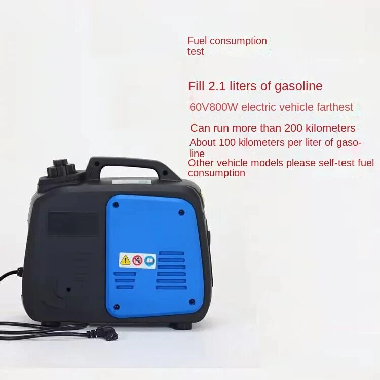 48V-72V Remote Control Electric Gasoline Generator with Two-Wheel Range Extender - Image 7