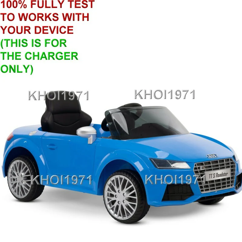 4FT Wall Charger AC Adapter for 12V Huffy Audi TT S Roadster Ride-On Battery - Image 2