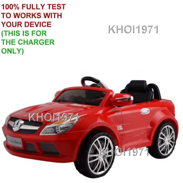 4FT Wall Charger AC Adapter for Kids Mercedes-Benz SL65 Ride-On Toy Red - Image 2