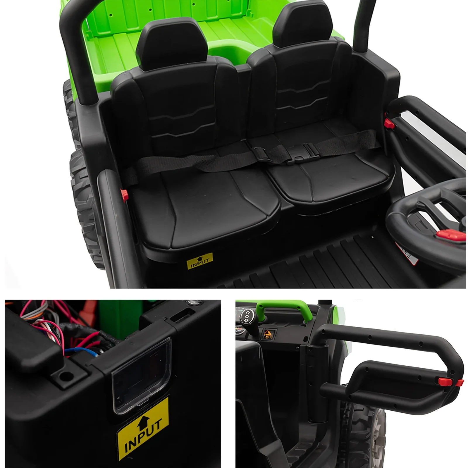 24-Volt 4WD Two-Seater Electric Ride-On UTV with Remote Control - Image 5