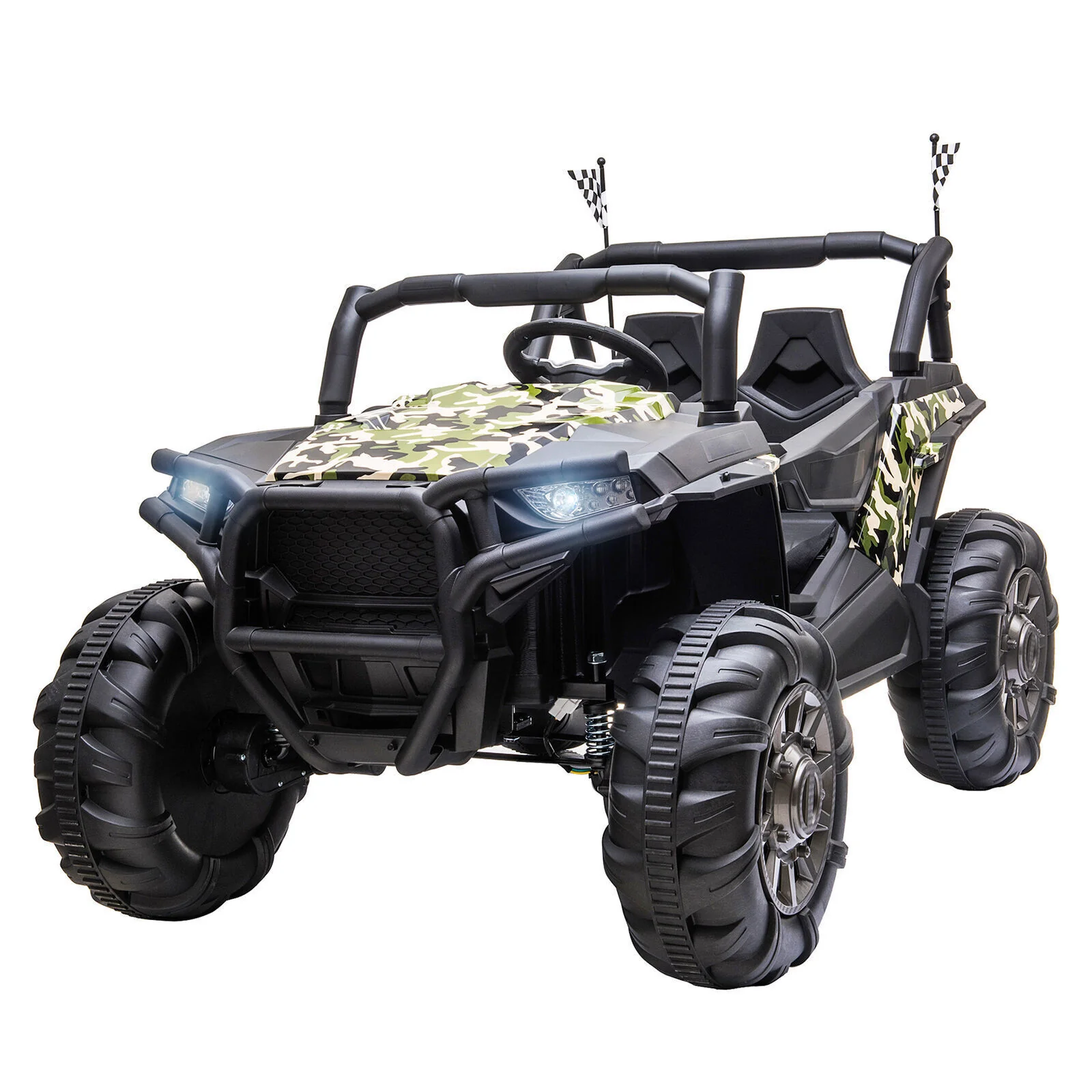 4WD Kids Truck with Parental Remote Control and Powerful Quad Motors - Image 4