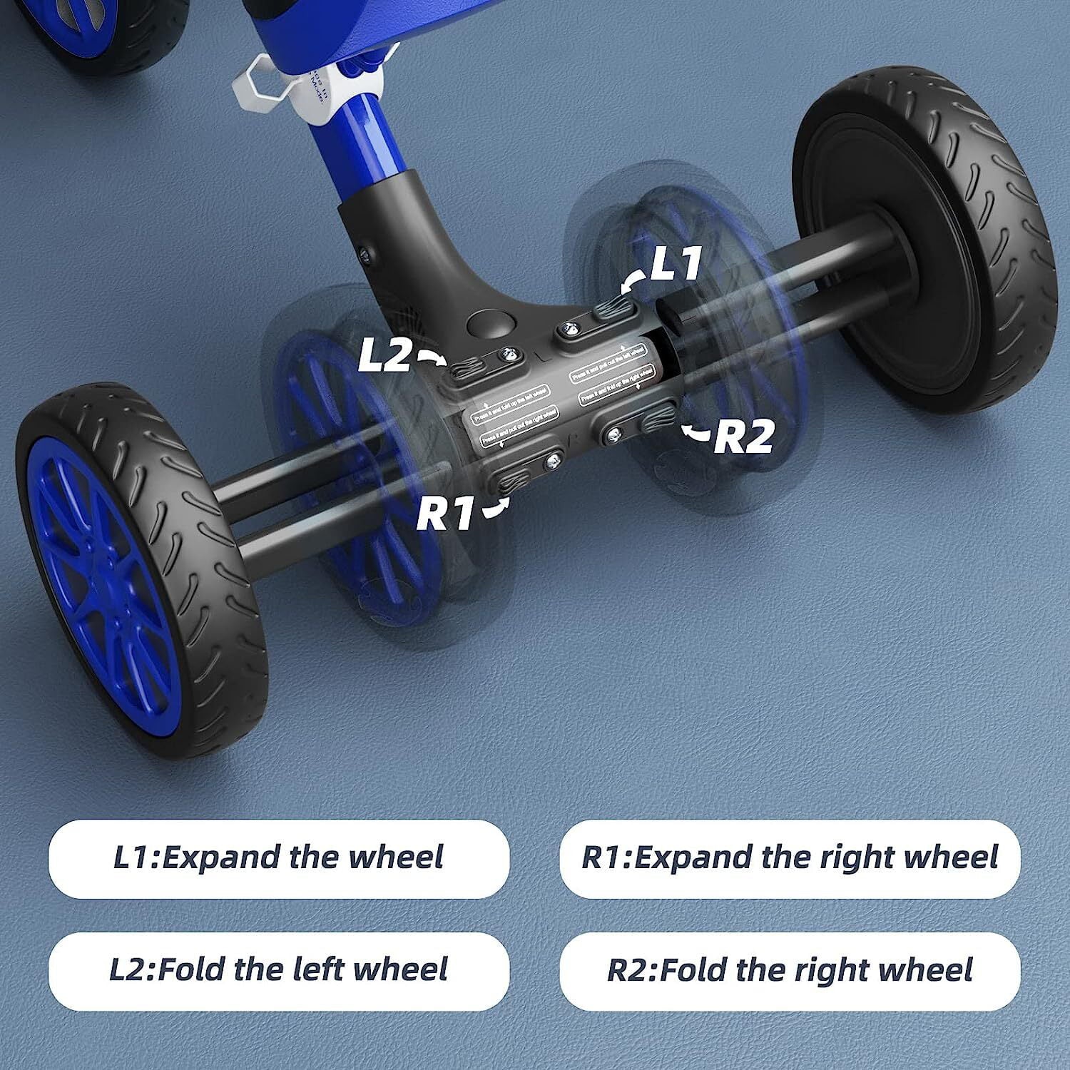 Toddler Tricycle Bike for Boys and Girls 1-4 Years Old with Balance Training - Image 2