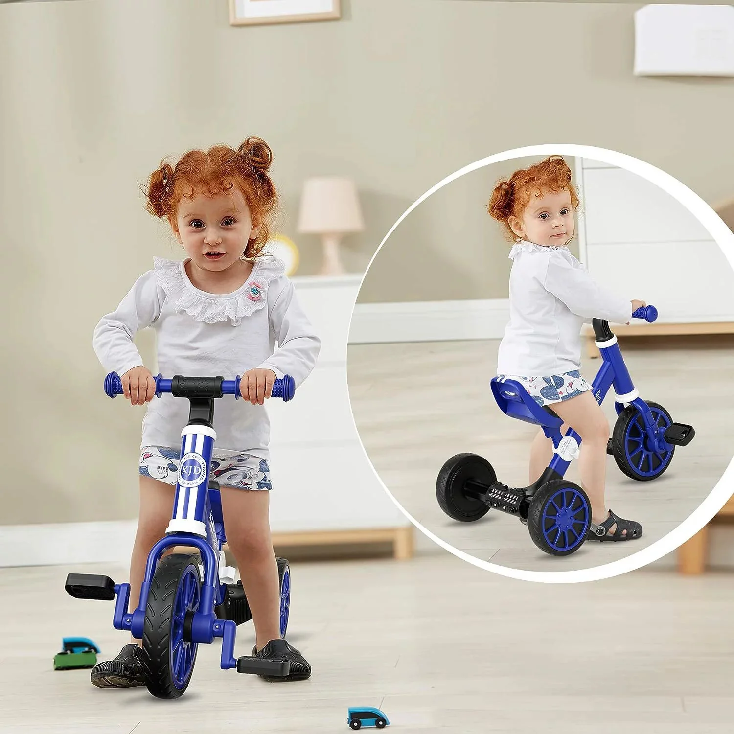 Toddler Tricycle Bike for Boys and Girls 1-4 Years Old with Balance Training - Image 6