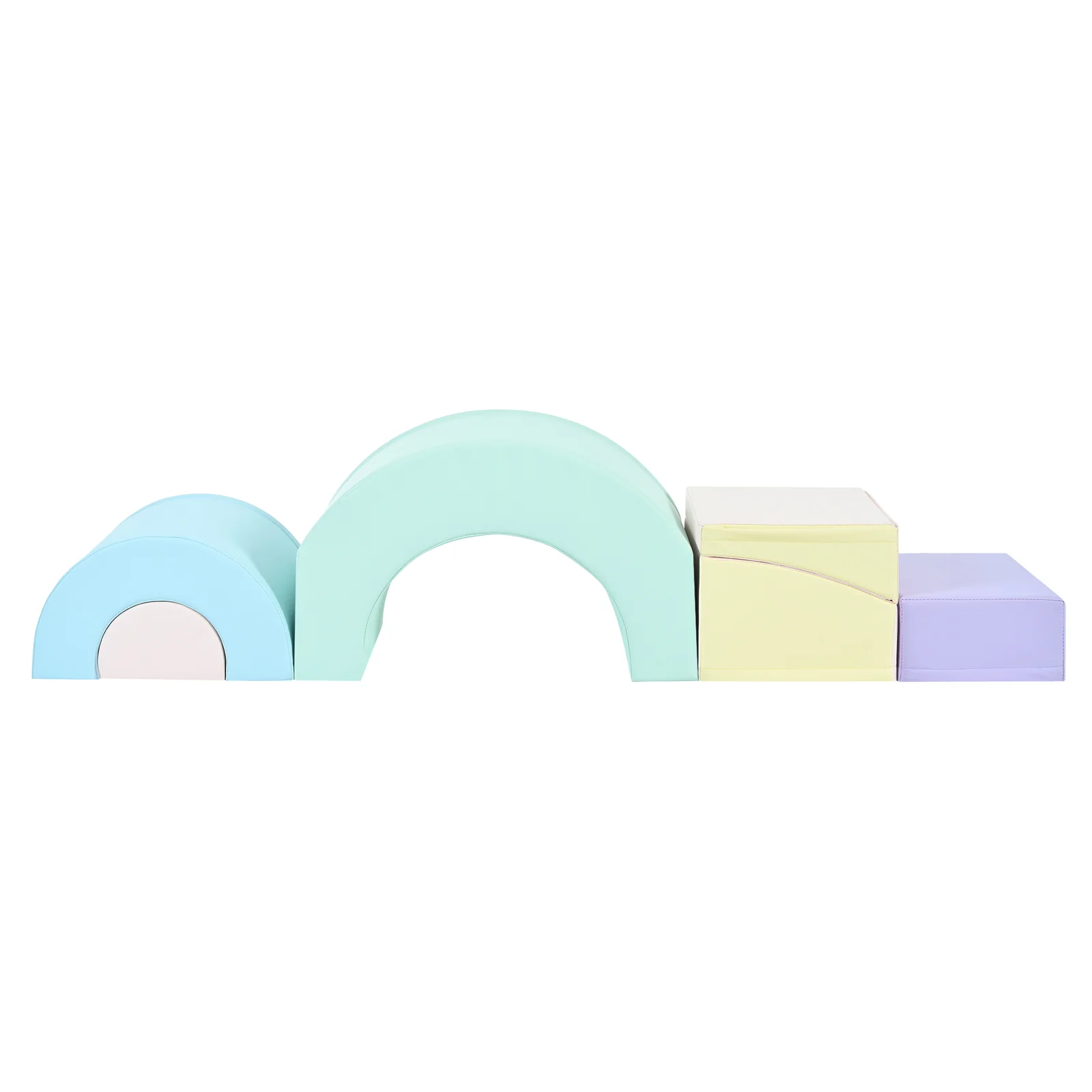 5-Piece Foam Climbing Blocks Play Set for Toddlers and Babies - Image 9