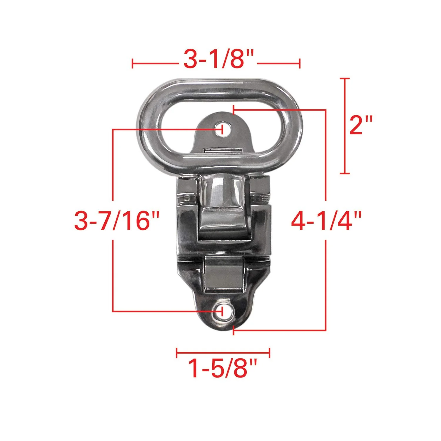 Folding Trailer Step 2" x 3-5/16" for Easy Access - Image 3
