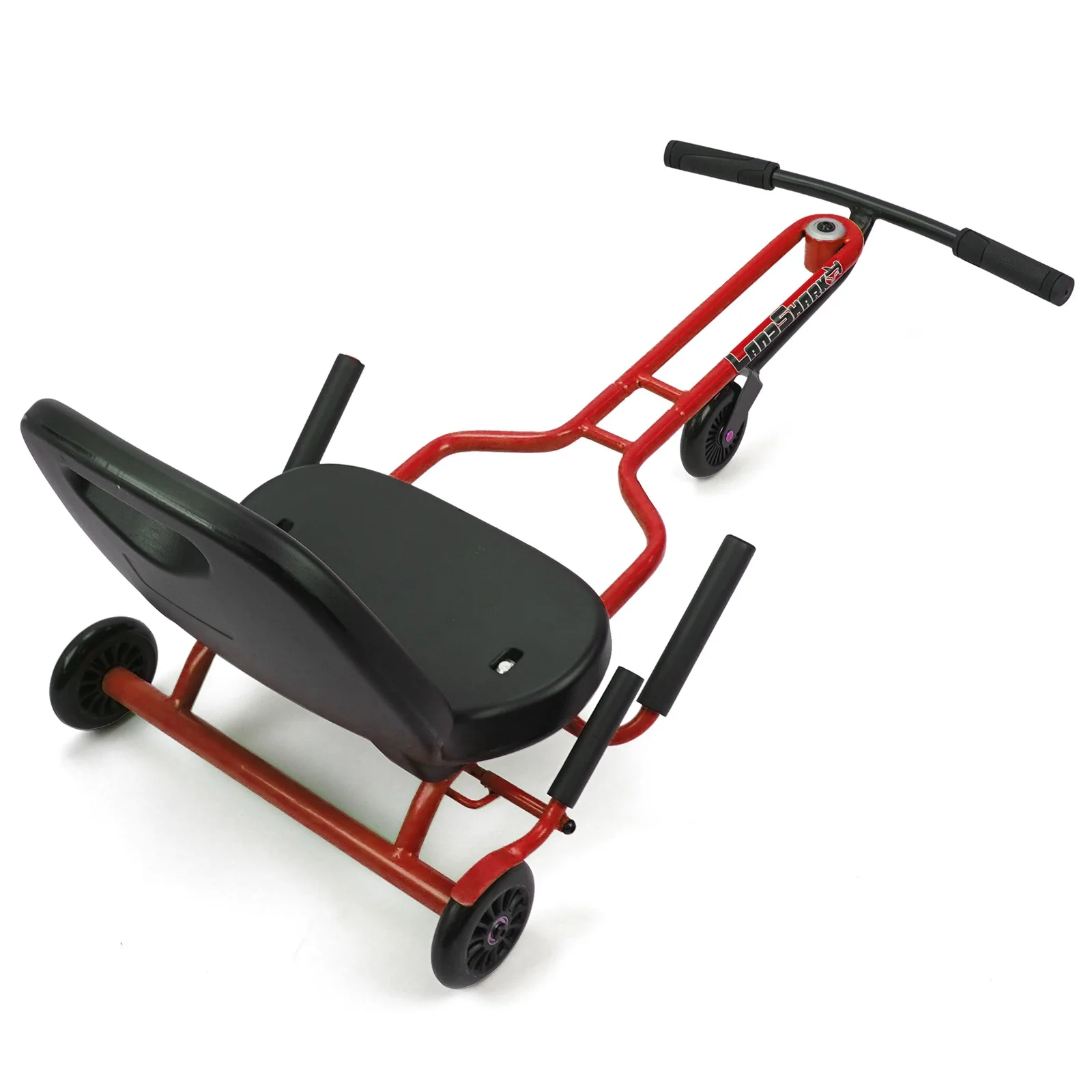 509 Crew: Red Landshark Pedal and Push Ride-On Toy for Kids 5 and Up - Image 5