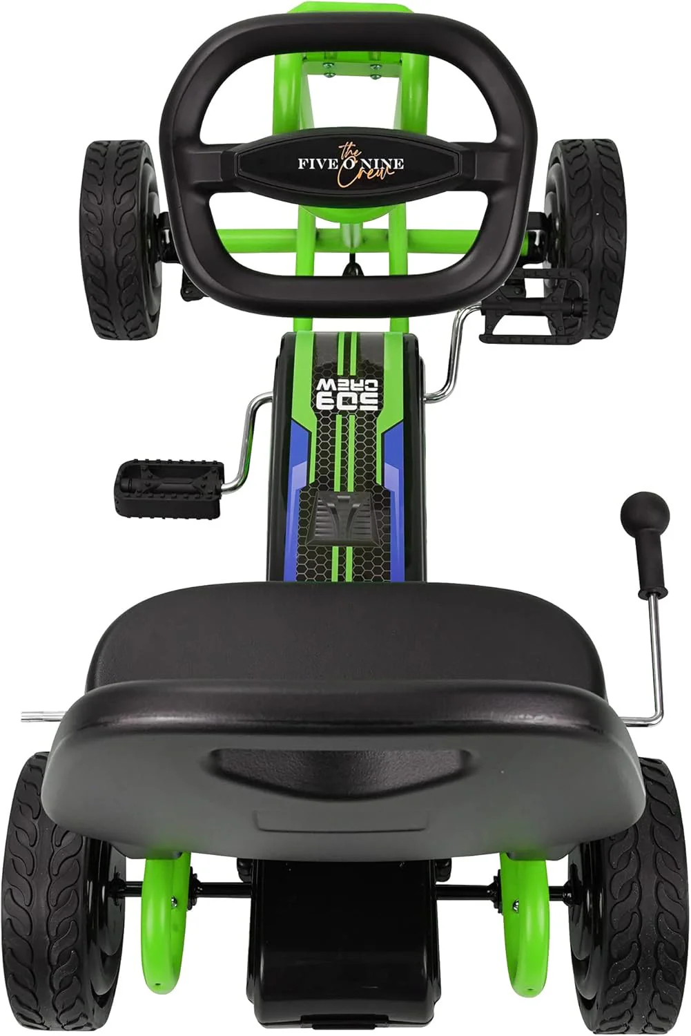 Green Rocket Pedal Go-Kart Ride-On Toy for Boys and Girls - Image 4
